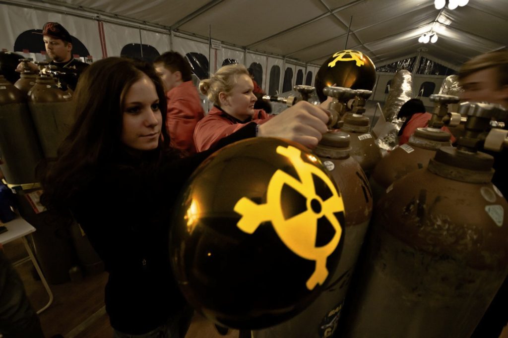 Befüllung der Ballons