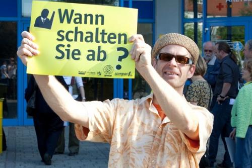 Aktion bei MdB Stracke