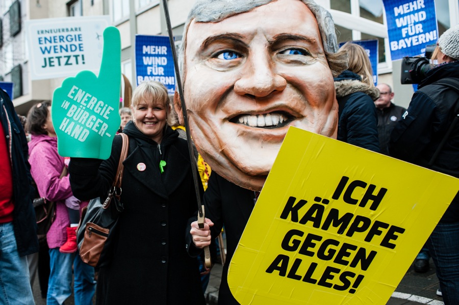 Seehofer in Schwabach bei Nürnberg