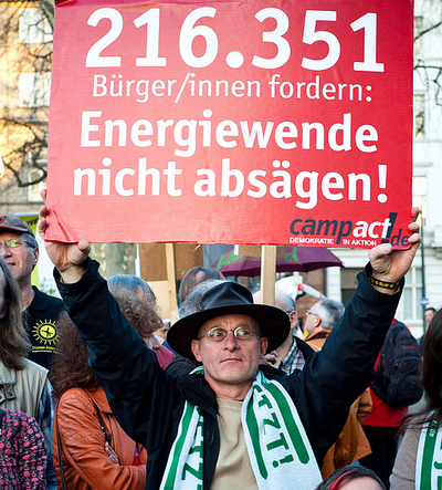 Bürger fordern: Energiewende nicht ausbremsen