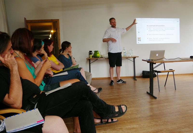 Robin Zachari von Alliansfritt Sverige berichtet dem Campact-Team von den Höhen und Tiefen ihres Blogs in den letzten acht Jahren.