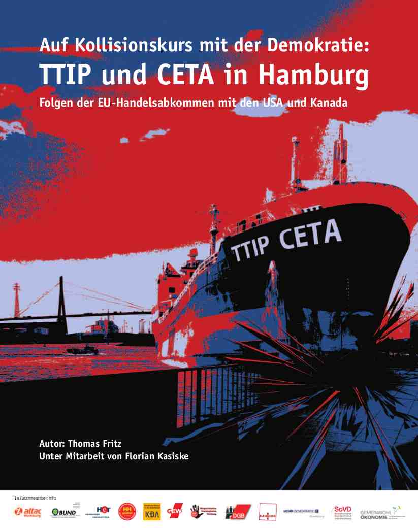 Titelbild der TTIP-Studie 