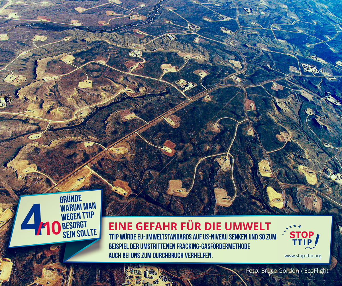 TTIP: Gefahr für die Umwelt. Grafik: stop-ttip.org