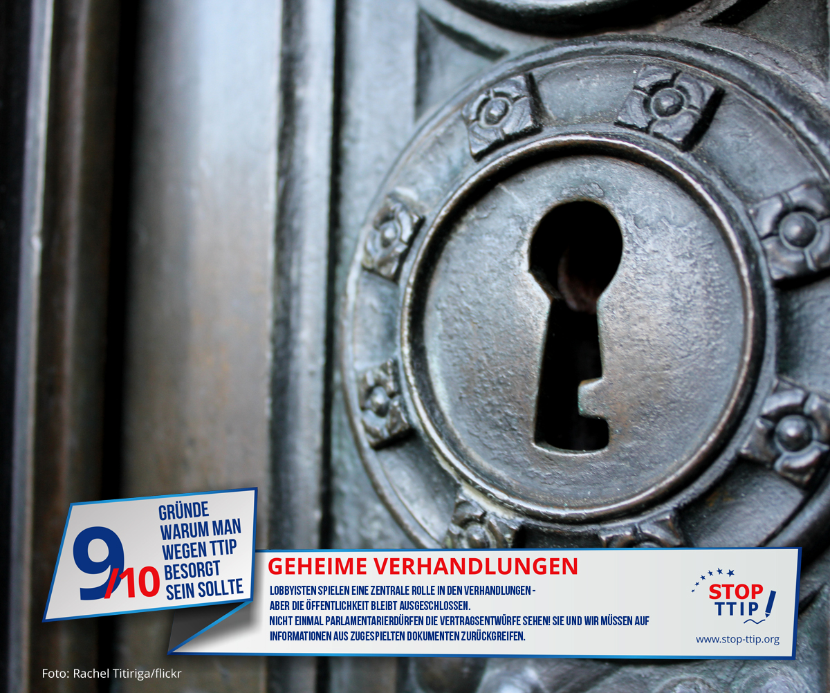 TTIP: Geheime Verhandlungen. Grafik: stop-ttip.org