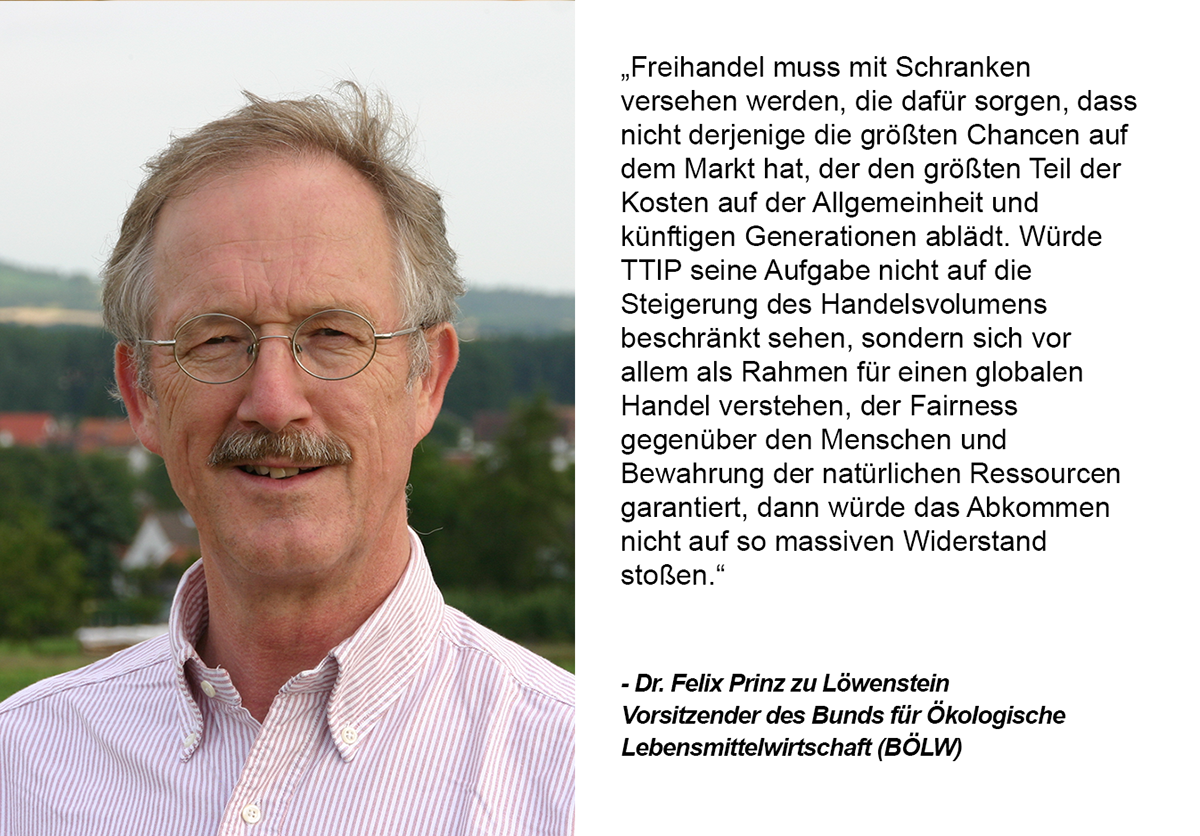 Zitat von Felix Prinz zu Loewenstein. Grafik und Copyright: UnternehmensGrün