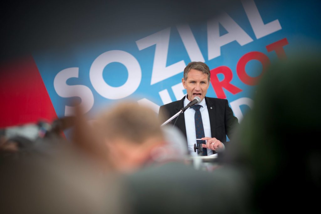 AfD Potsdam Björn Höcke Vorsitzender der AfD Fraktion im Thüringer Landtag