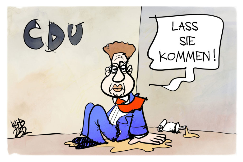 Festgeklebt: Maaßen und die CDU