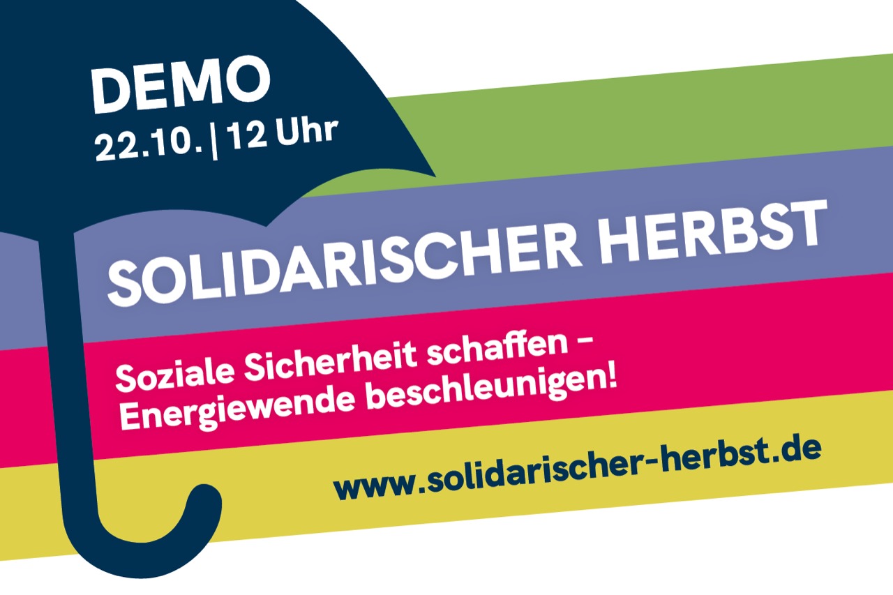 Logo zur Demo "Solidarischer Herbst"