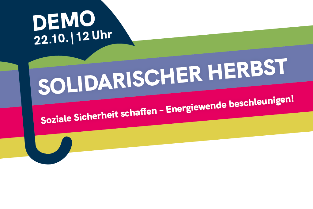 Logo zu den Solidarischen Herbst Demonstrationen.