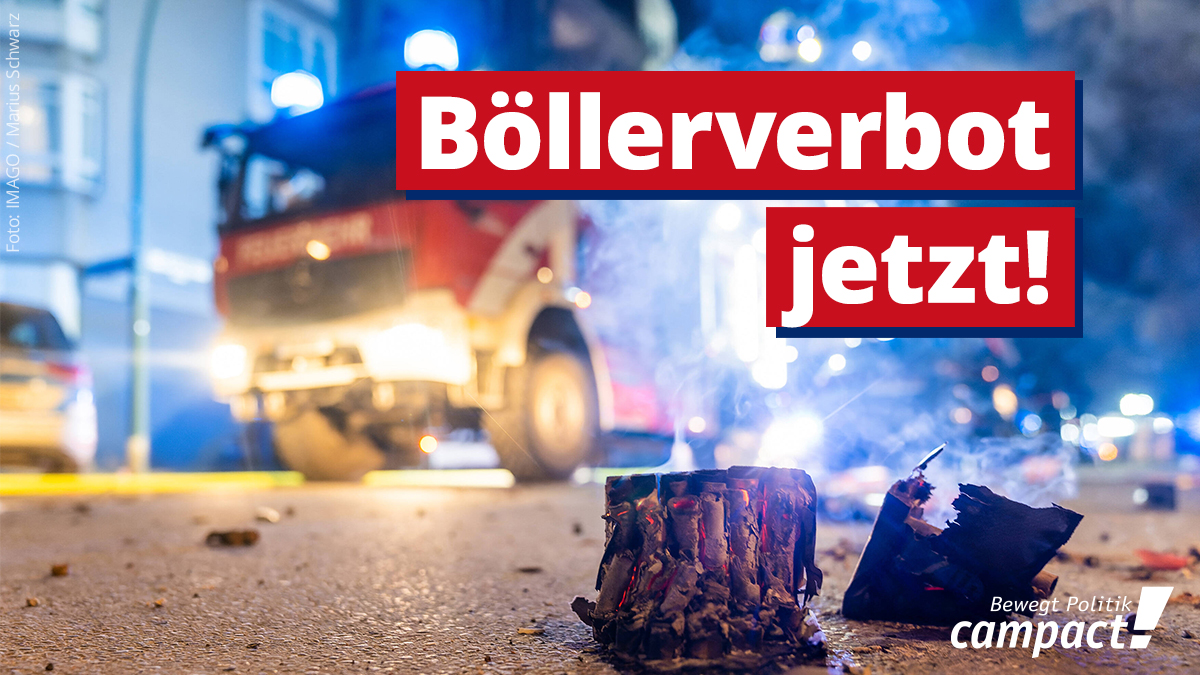 Böllerverbot jetzt, Campact startet einen Appell