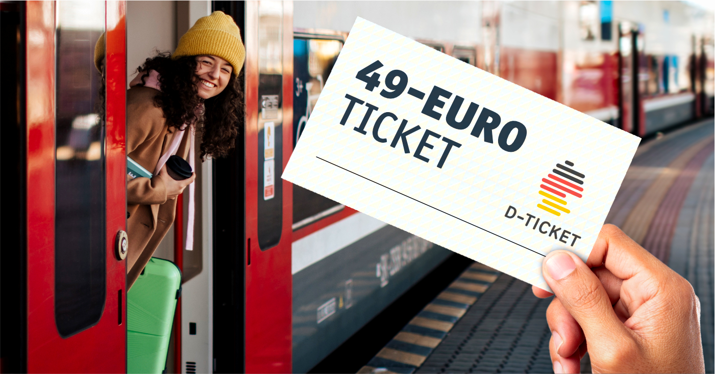 49-Euro-Ticket retten! Verkehrsminister Wissing will das Deutschlandticket nicht weiter finanzieren, darum startet Campact einen Appell.