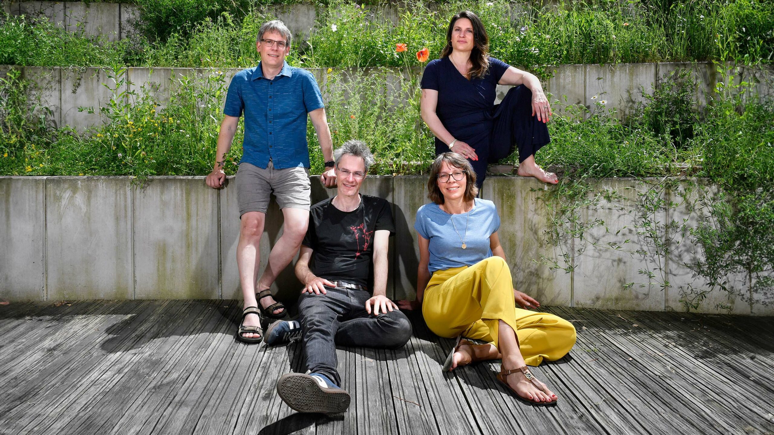 Der Campact-Vorstand: Dr. Felix Kolb, Daphne Heinsen, Christoph Bautz und Dr. Astrid Deilmann