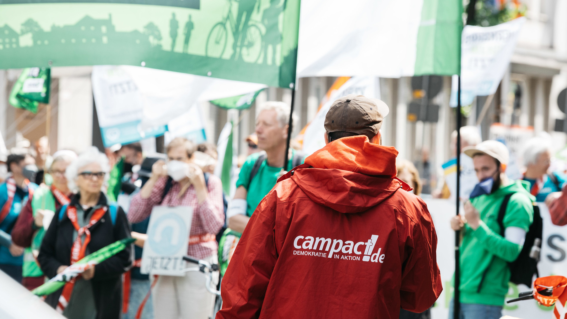 Campact-Protest in Düsseldorf, 8.5.2022