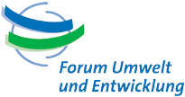 Logo Forum Umwelt und Entwicklung