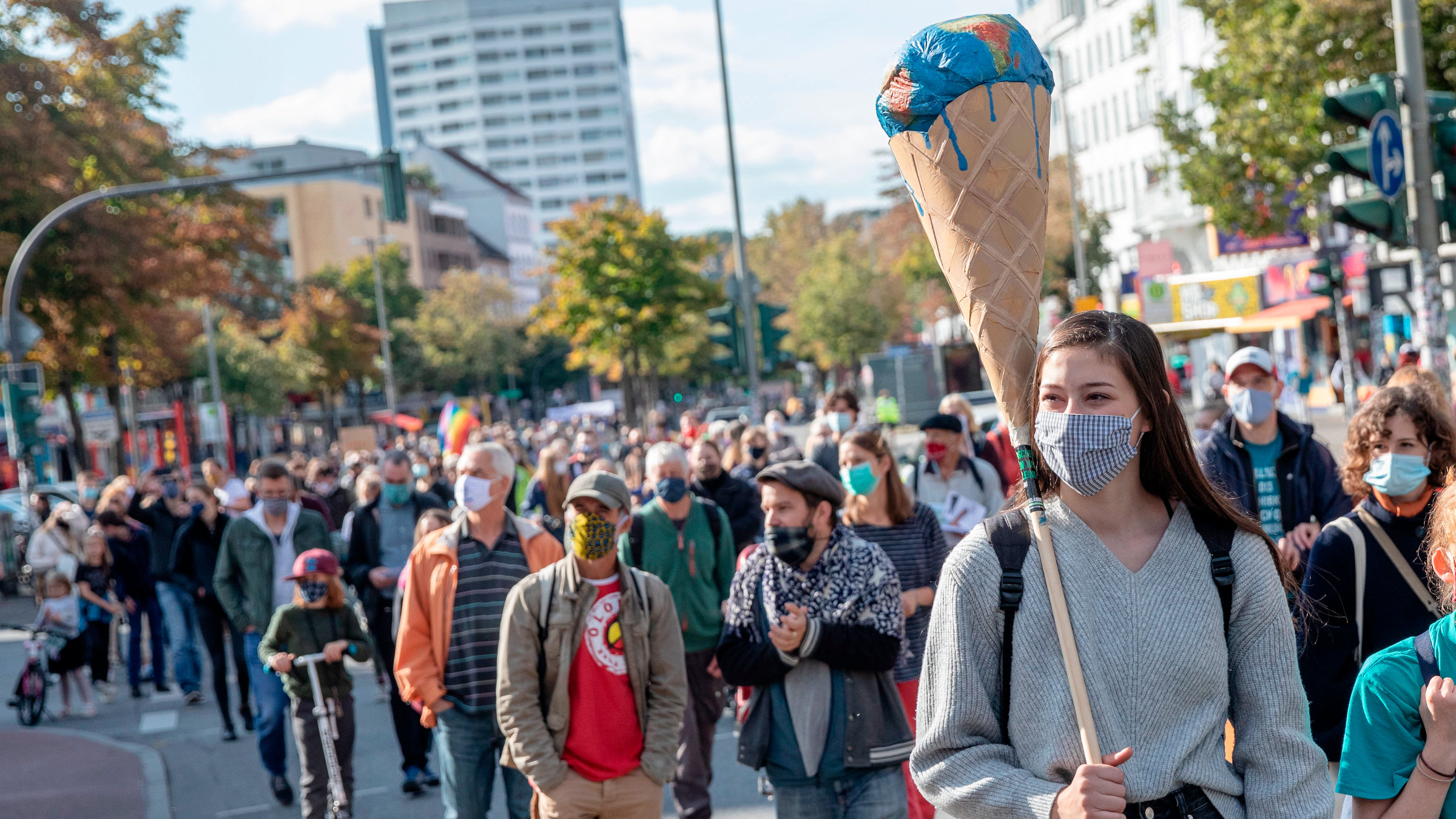 Klimastreik in Hamburg im September 2020.